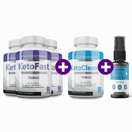 KetoFast + KetoCleanse + Crave Blocker